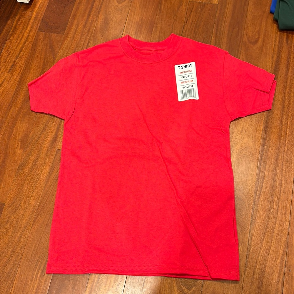 NWT Russell Athletic Youth T shirt - M (6) red
